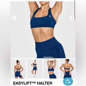 Oner Active EasyLift Halter Bralette
Color: Midnight